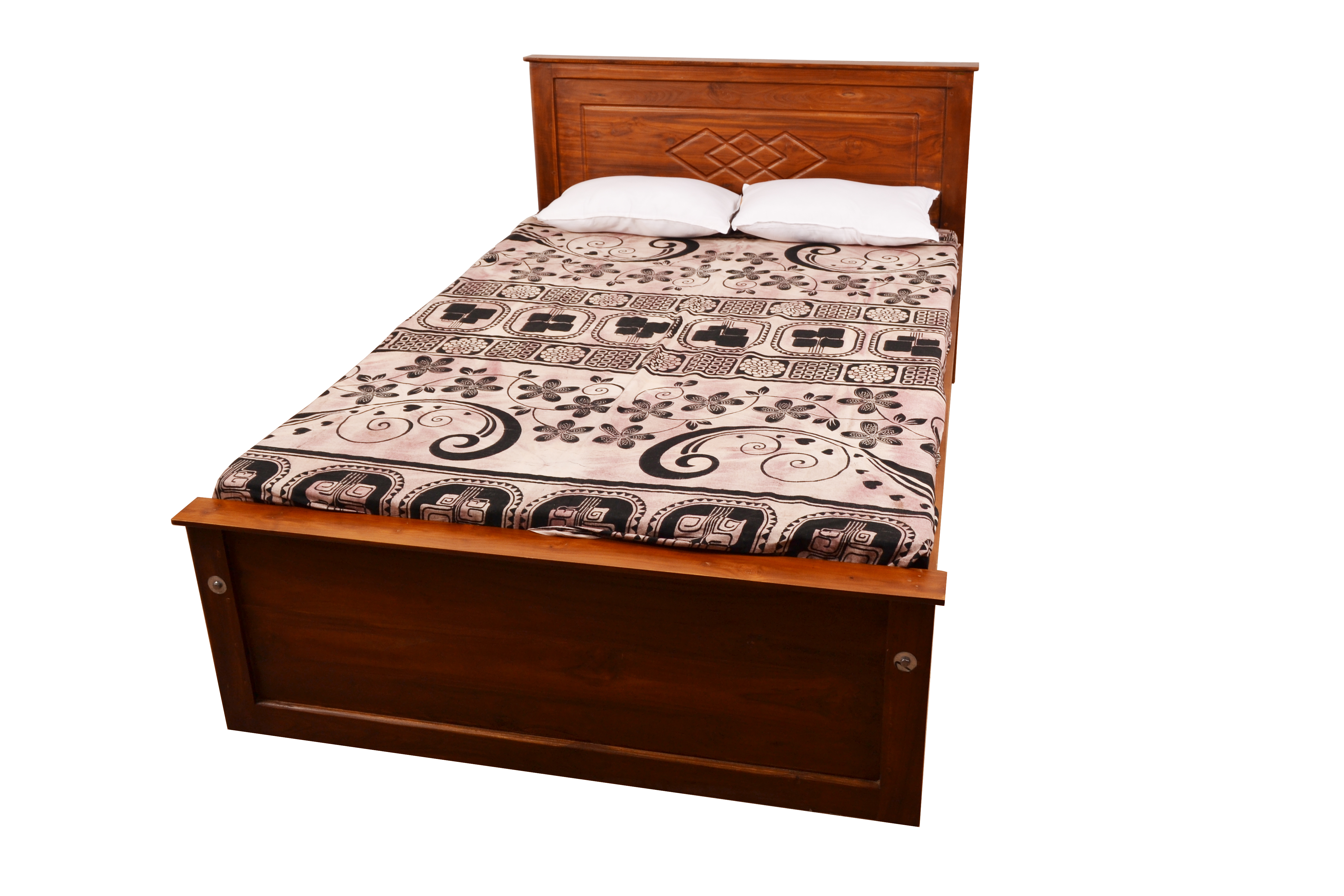 Box Bed 6 x 5 Teak
