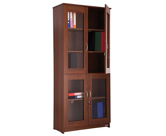 PKOC-14 - Office Cupboard ( 80cm x 38.2cm x 183.7cm ) With tempered glass